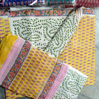 Hand Block Dress Material